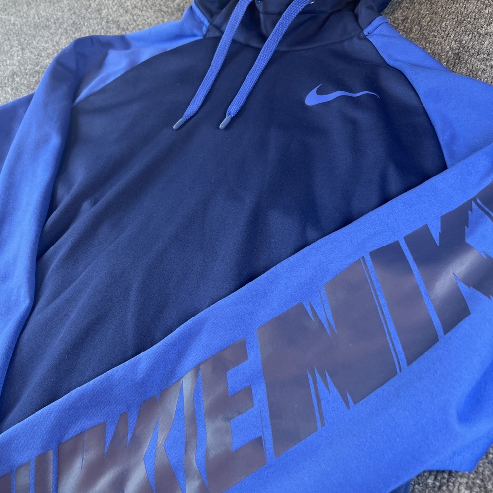 Men's Nike Hoodie sz XL  Dri Fit Pullover Hoodie GFX‎ 3 Blue BV3875-492 ECU